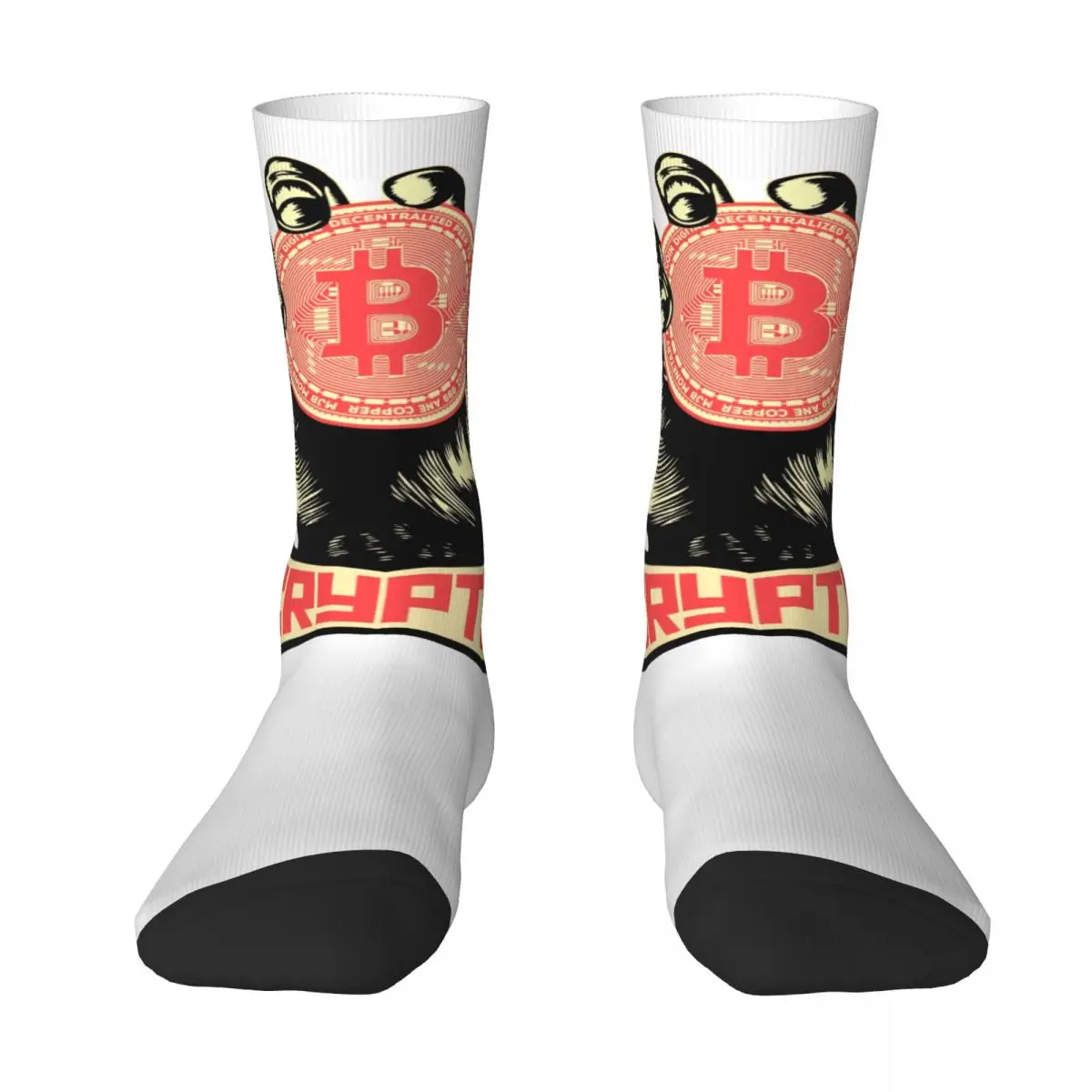 

Crypto Litecoin Stocking Novelty BEST TO BUY Humor Graphic Color contrast Blanket roll Elastic Socks