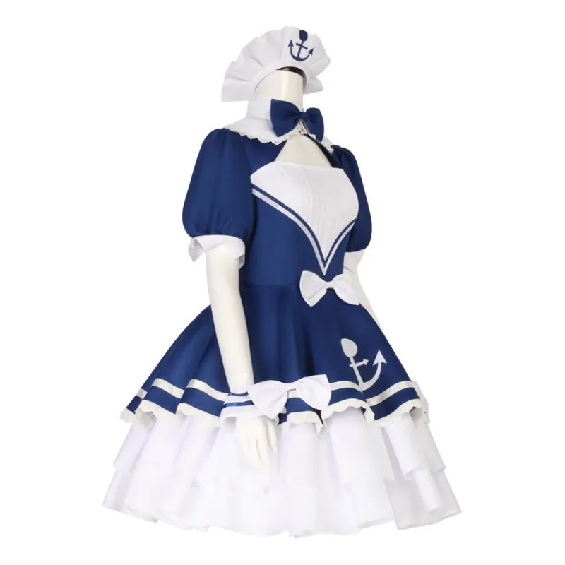 Hololive Minato Aqua VTuber Cosplay Costume for Women (Unofficial)