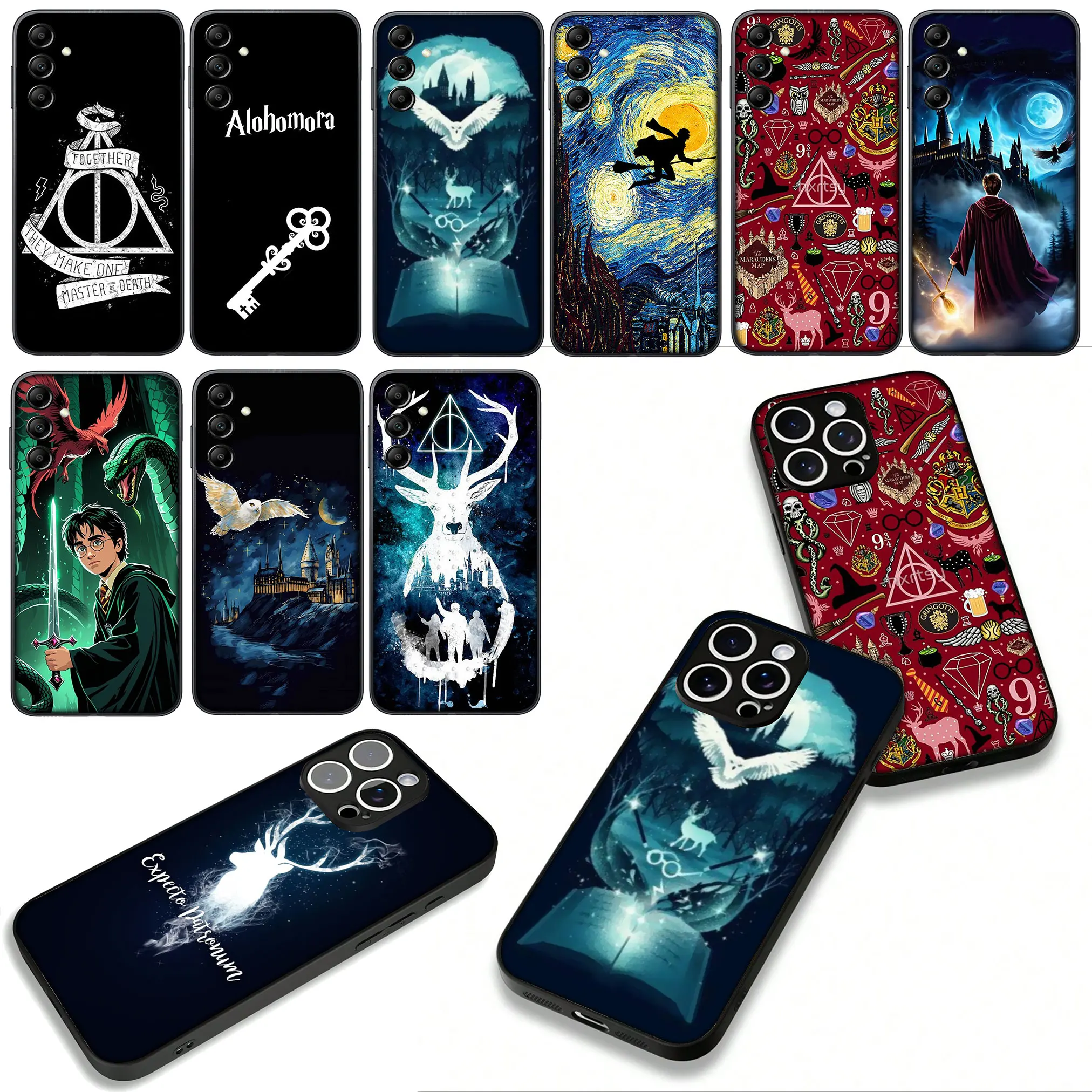 Artistic Wand Potter Themed Phone Case Cover