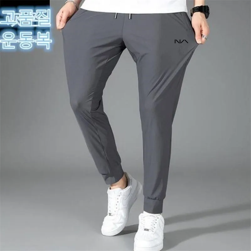 

New summer men's golf pants, high quality ice silk stretch golf pants, brand fashion breathable quick drying golf pants