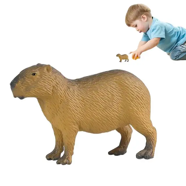 Capybara Figurine giocattolo simulazione seduta/in piedi modello