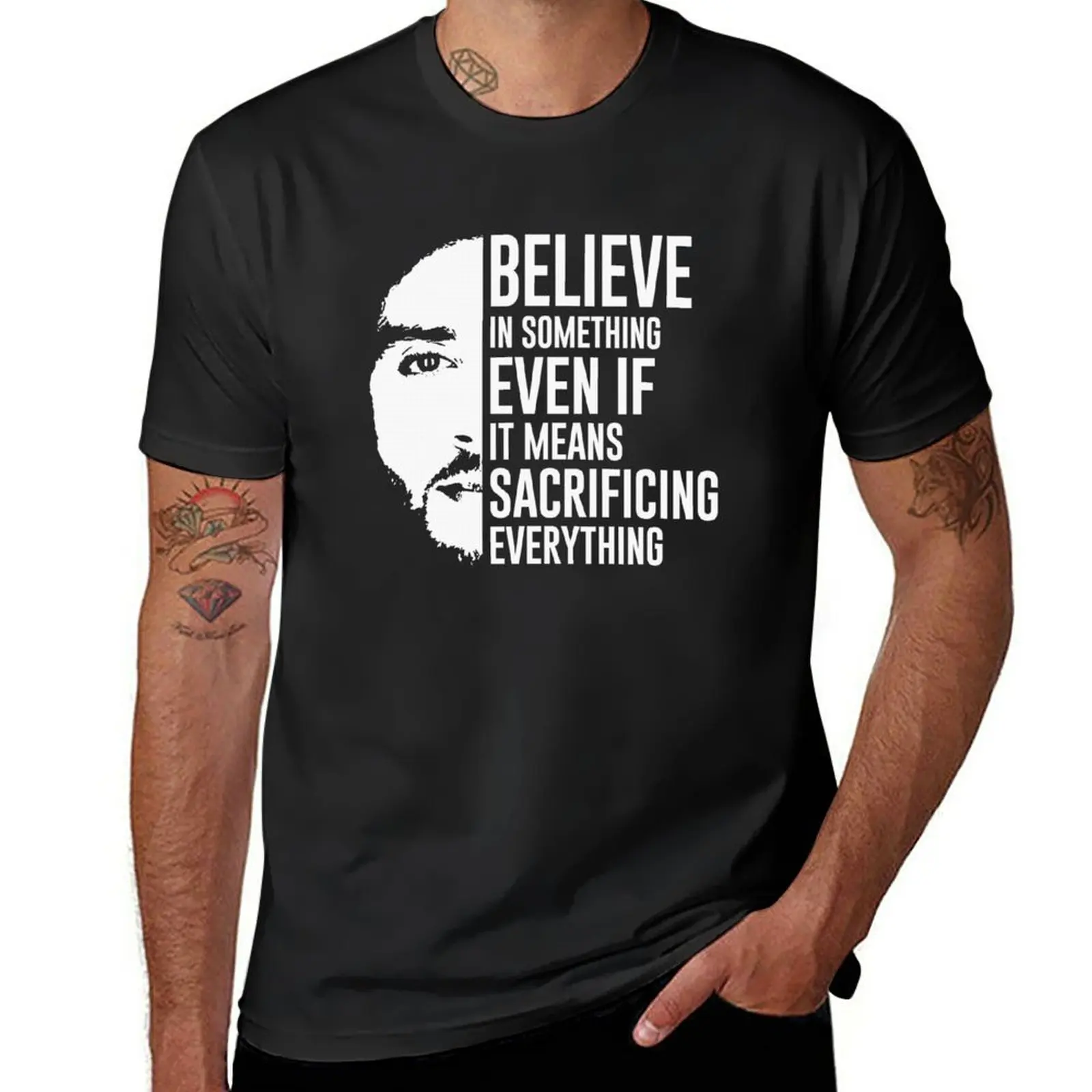 

New Believe In Something Colin Kaepernick Slim Fit T Love T-Shirt sweat shirts graphics t shirt fitted t shirts for men