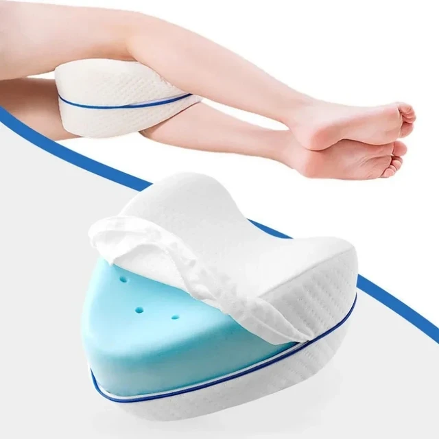 18 Memory Foam Knee Pillow Leg Pillows Travel Under Knee Sleeping Gear  Sciatica Pain Relief Back Support - AliExpress