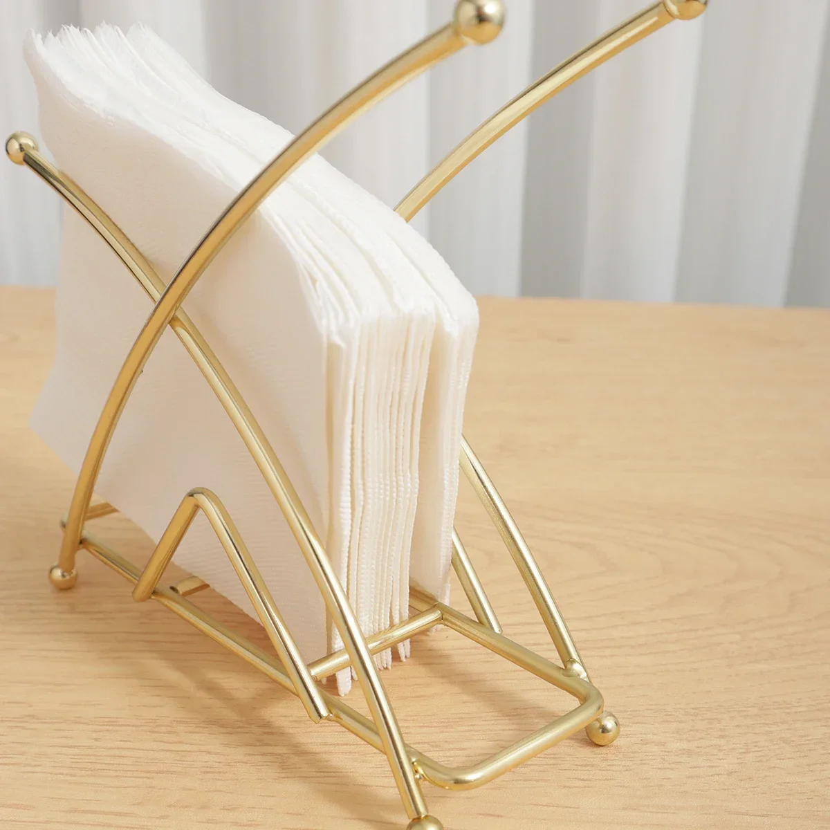 Metal Paper Stand Luxury Retro Home Decor