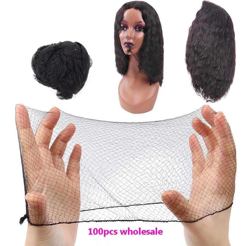 Yajukai 5Mm Nylon Hair Nets Invisible Disposable Hair Net Ballet Dance Snoods Net Bun Nets Invisible Elastic Edge Mesh
