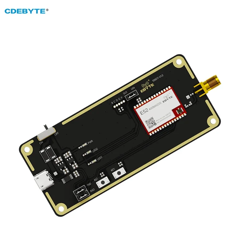 LoRa Mesh Wireless Module Test Board CDEBYTE E52-400NW22S-TB 433MHz 22dBm USB Interface Pre-Welded E52-400NW22S Self-routing