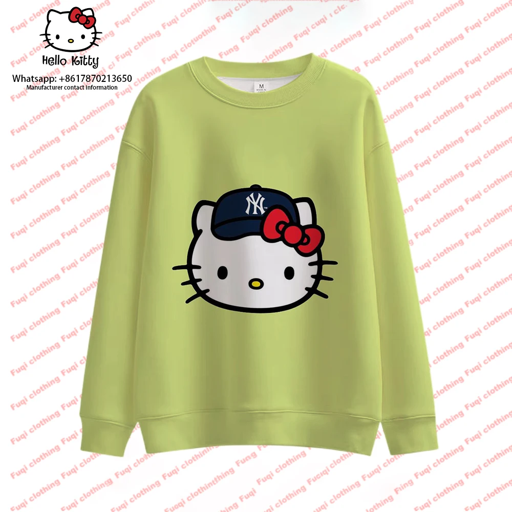 

Hello Kitty Benji year outer garment fashion autumn sweater parent-child sweater girls' couple casual teen fashion