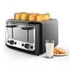 4 Slice Toaster HX-5009 Household Stainless Steel Smart Bread Toaster for Bagel Muffin Waffle Gluten Free Breads Timer 1