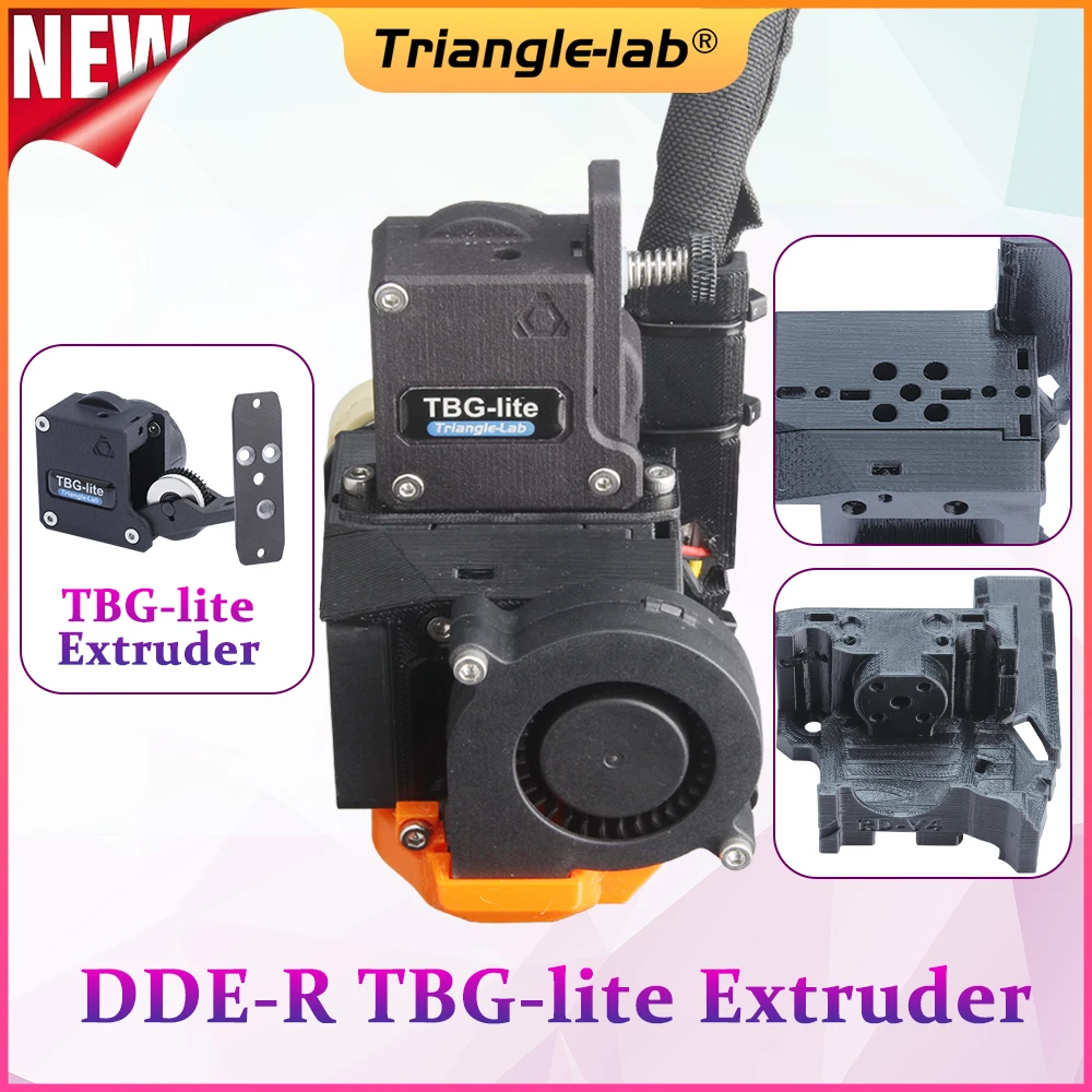 C Trianglelab DDE-R TBG Extruder Direct Drive Extruder For Creality Ender3 CR10  Compatible with Dragon Rapido TD6S V6DM