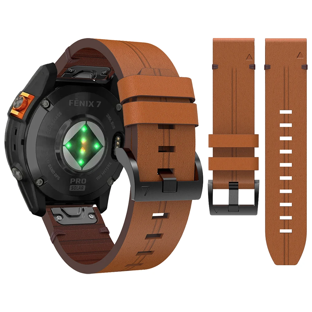 Genuine Leather QuickFit Watchband - 22/26mm Premium Strap