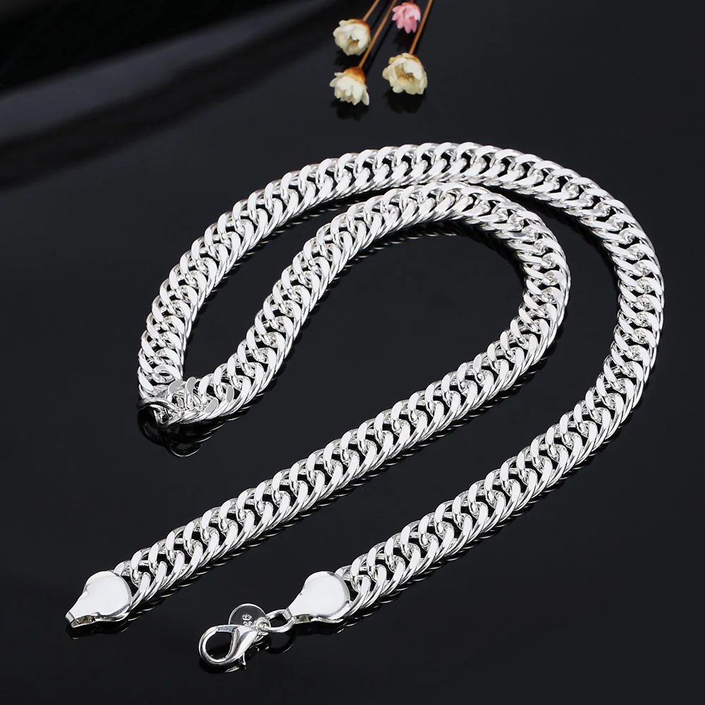 

Цепочка Из серебра 20/24 пробы, дюйма, 10 мм