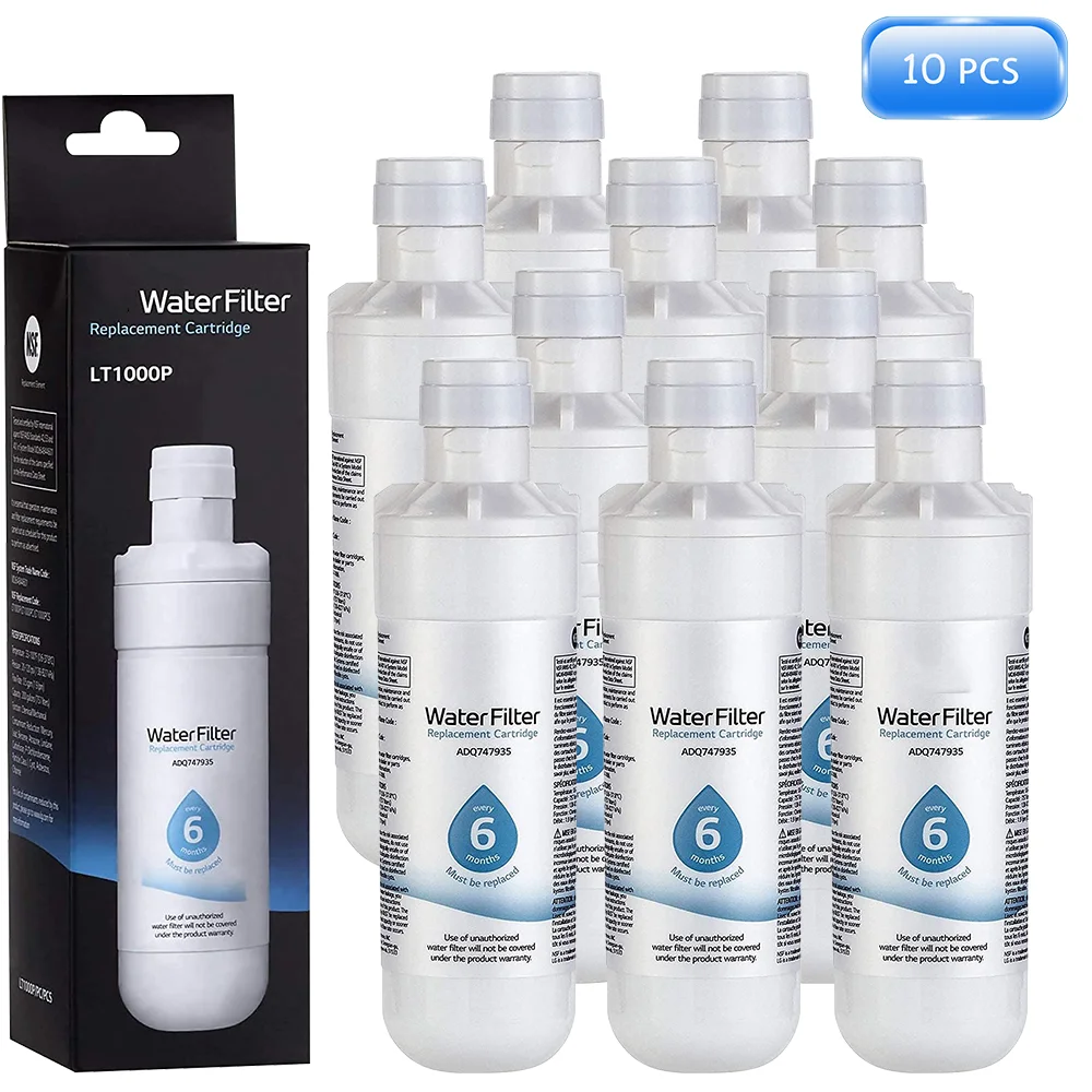 Replace Refrigerator Water Filter For  LG LT1000P, ADQ74793501, ADQ74793502, MDJ64844601, Kenmore 46-9980, 9980 10packs