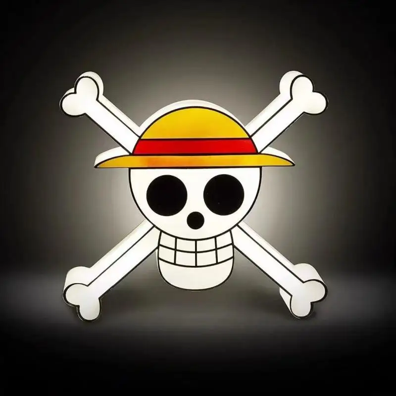 

Anime One Piece Night Light Three Gear Adjustment Color Icon Usb Lamp Bedroom Atmosphere Light Room Decor Desktop Decoration