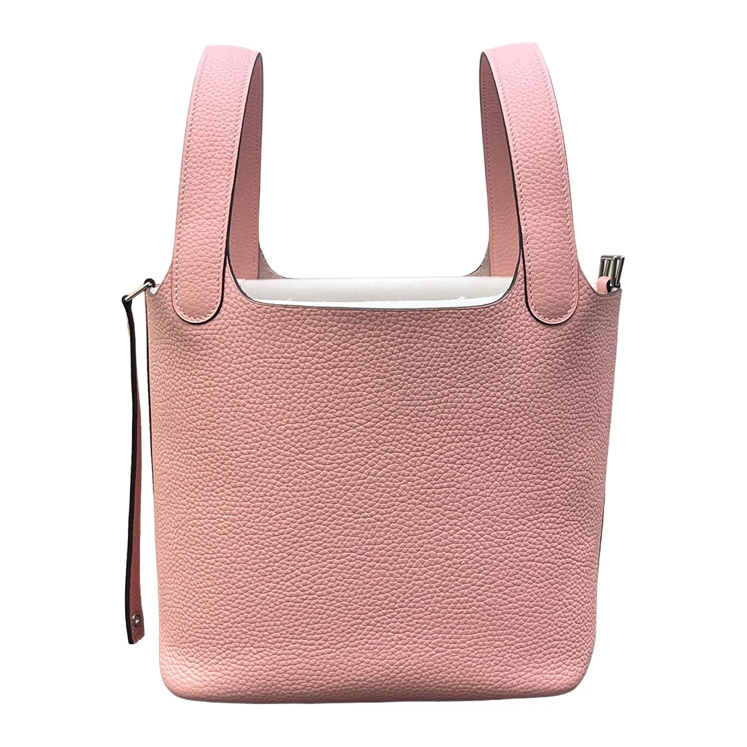 Mendy 22 CM Large size Top Quality Bucket Bags Women's Bag Lady Luxury Designer High End Bag TC Cowhide Golden Sliver 3