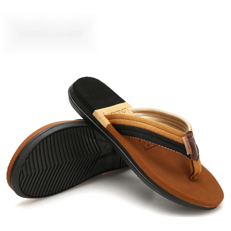 New beach flip flop outdoor anti slip couple sandals clip on slippers men's summer_voghion.com