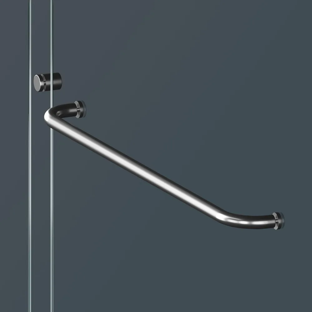 Shower Door, 60 in. W X 57 in. H, Double Sliding Bathroom Showers Doors, Clear Tempered Glass, Chrome Finish, Tub Shower Door 4