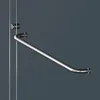 Shower Door, 60 in. W X 57 in. H, Double Sliding Bathroom Showers Doors, Clear Tempered Glass, Chrome Finish, Tub Shower Door 4