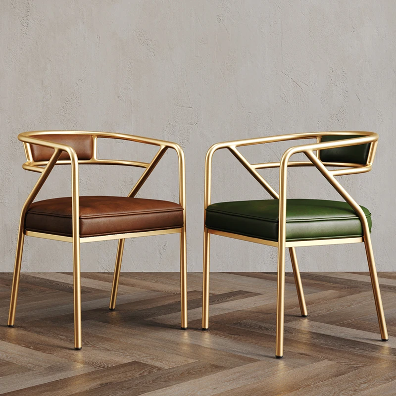 

Luxury Nordic Dining Chairs Gaming Mobile Living Room Lounge Chair Restaurant Design Silla Plegable Balcony Furniture SQCYH