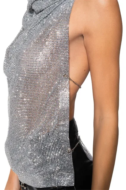 Rhinestone Top and Matching Head Scarf 3