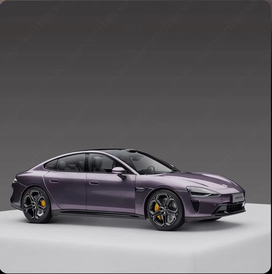 オリジナル Xiaomi SU7 1:18 合金車モデルハイエンドフルドア合金車