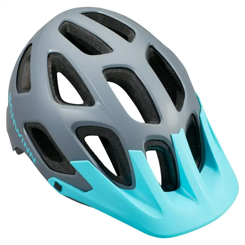 

Adult Bike Helmet, Ages 14+, Grey & Teal Bike helmet Cycling helmet Bike helmet for men Casco para motos Bike accessories Mtb ac