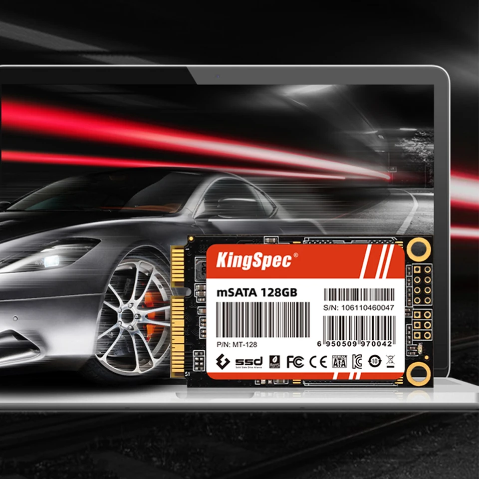 Kingspec Msata Ssd 128gb 256gb 512gbssd 1tb Hdd Mini Pcie
