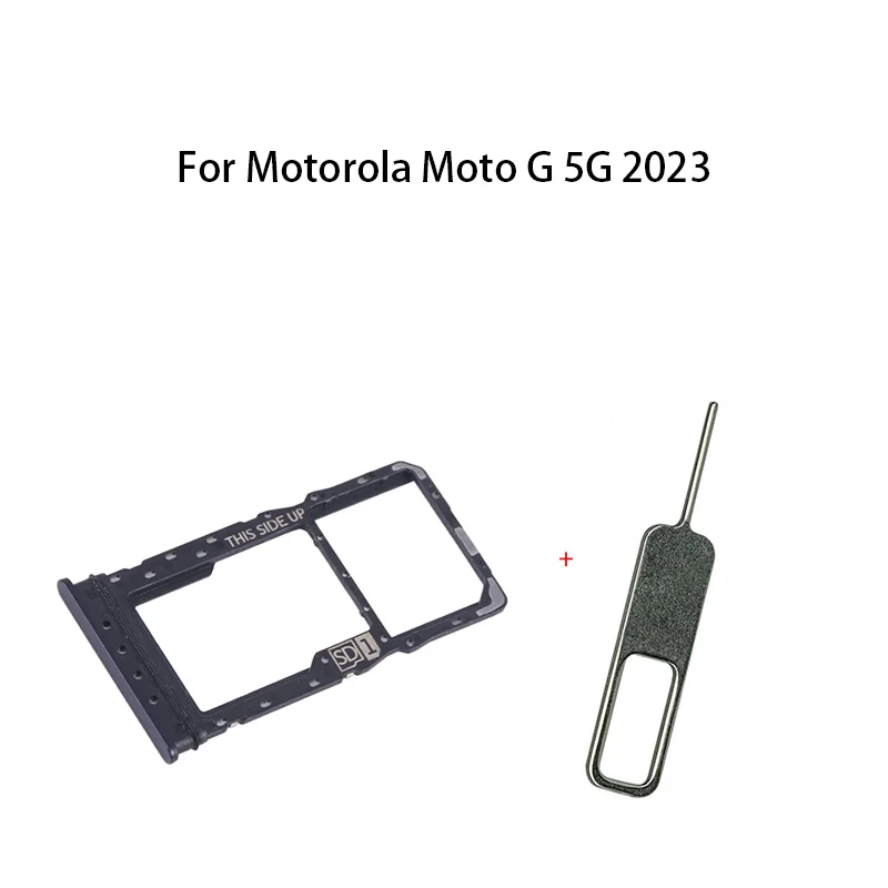모토로라 모토 G 5G 2023용 SIM 카드 트레이 + 마이크로 SD 카드 트레이 소켓 리더 홀더 슬롯