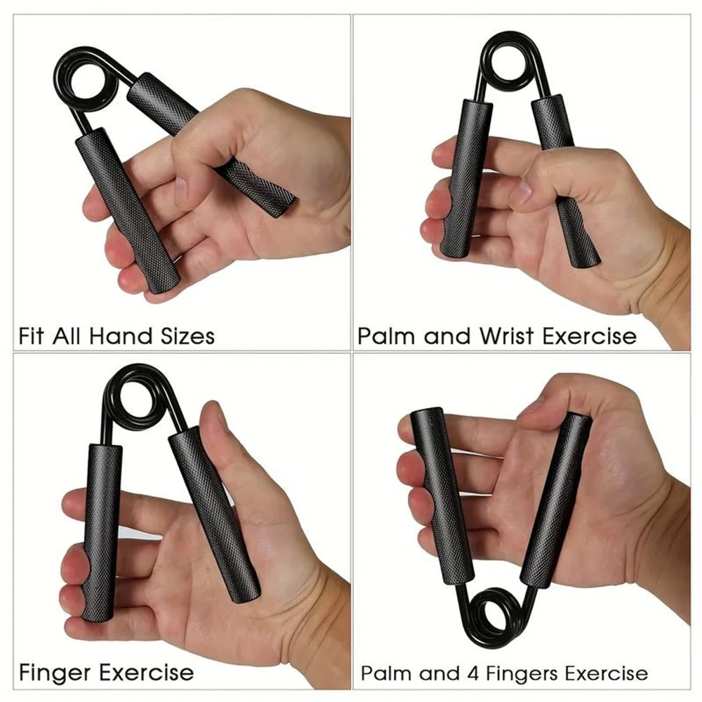 Hand Strengthener Exerciser 150LBS Gym Fitness Alloy Hand Grip Men Adjustable Finger Heavy Exerciser Strength