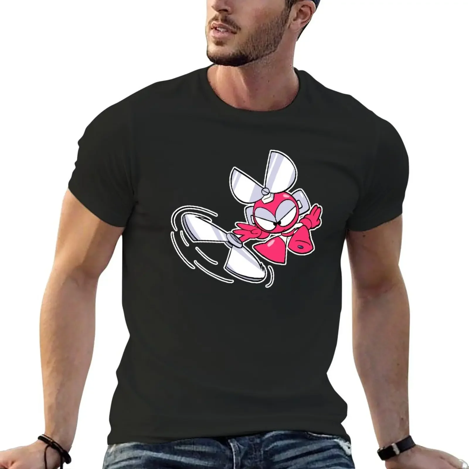 

cutman T-Shirt summer top kawaii clothes anime mens graphic t-shirts funny