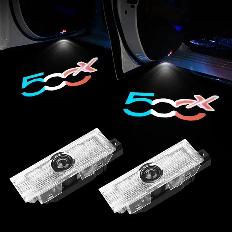 Per Fiat 500X Ghost Shadow Light Led Luce Di Cortesia Pozzanghera Per Fiat 500X 500 500L Punto Seat Tipo Car Style Fiat Car Door Light