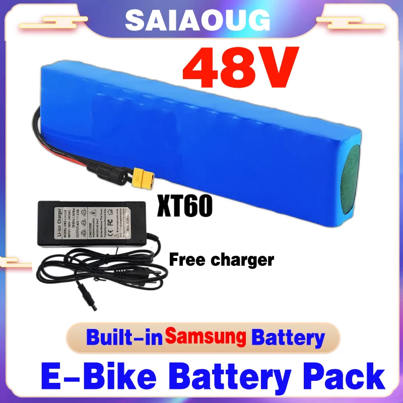 

48v 20ah Electric Bike Battery E Bike Akku Batterie Velo 30ah Bateria Do Roweru 40 Aostirmotor S07-b Ebike 1000w Motor 48v 50ah