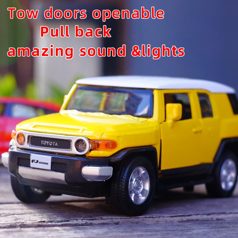 Toyota fjクルーザー合金suv車モデル,ダイキャストおもちゃ,2