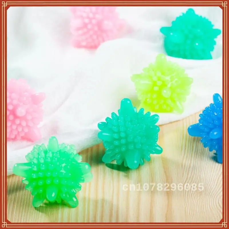 Starfish Shape Magic Laundry Ball Set, Reusable Household Washing Machine, Clothes Softener to Remove Dirt, Solid PVC, 5 Pcs