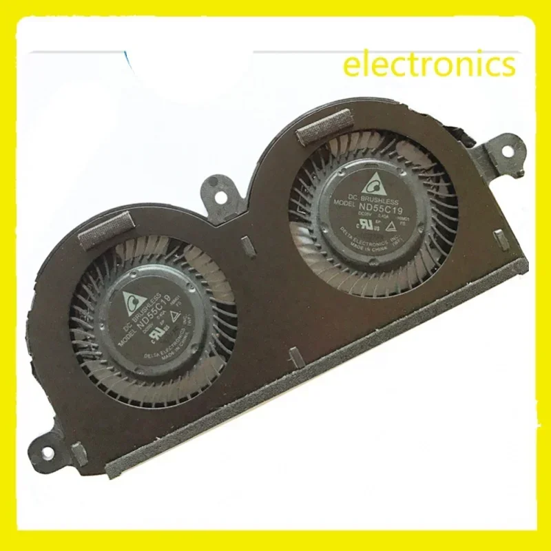 Nuovo Laptop Cpu Notebook Pc Per Dell Xps 13 9370 Ventola Di Raffreddamento Di Raffreddamento 0980Wh 980Wh Cn-09 80Wh Nd55C19-16M01 Dc05V 0.40A Xps13 