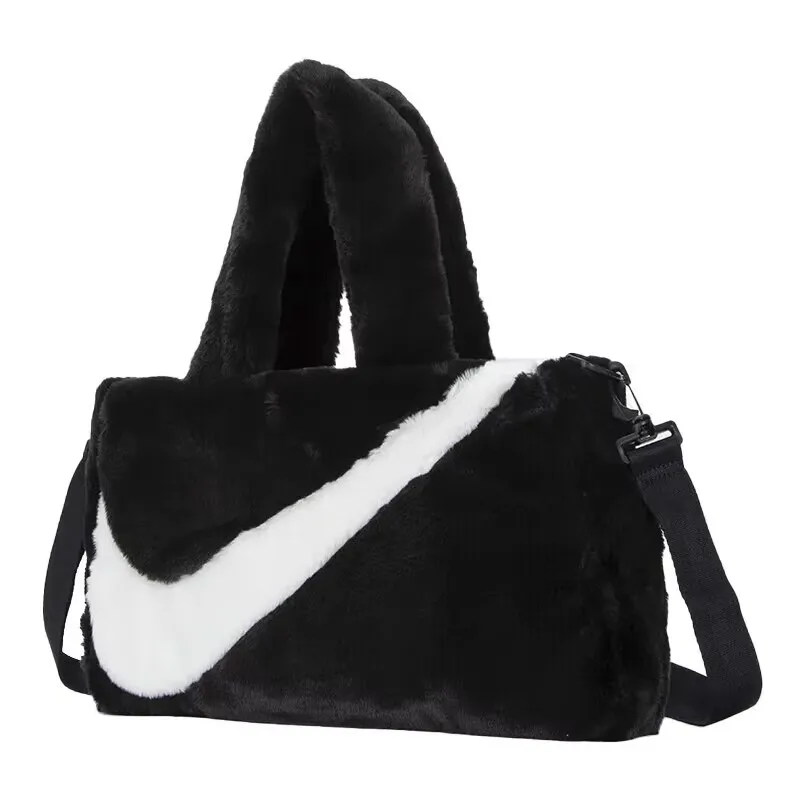Original NIKE W NSW FX FUR TOTE Unisex Handbags Sports Bags