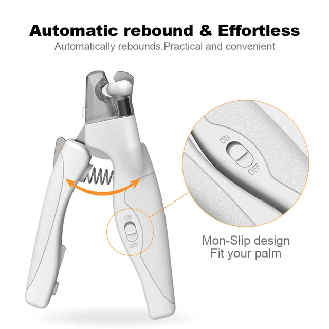 Professional Pet Nail Clippers with Led Light Pet Claw Grooming Scissors for Dogs Cats Small Animals Paw Nail Trimmer Pet Supply Professional Pet Nail Clippers with Led Light Pet Claw Grooming Scissors for Dogs Cats Small Animals Paw Nail Trimmer Pet Supply