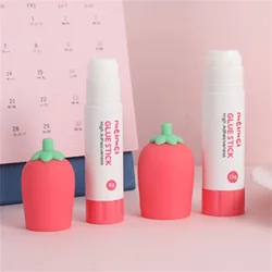 Bâton de colle solide à la fraise 8/15g, bricolage, Kawaii, pâte, outil, mignon, matériel autocollant, fournitures de papeterie faites à la main 
