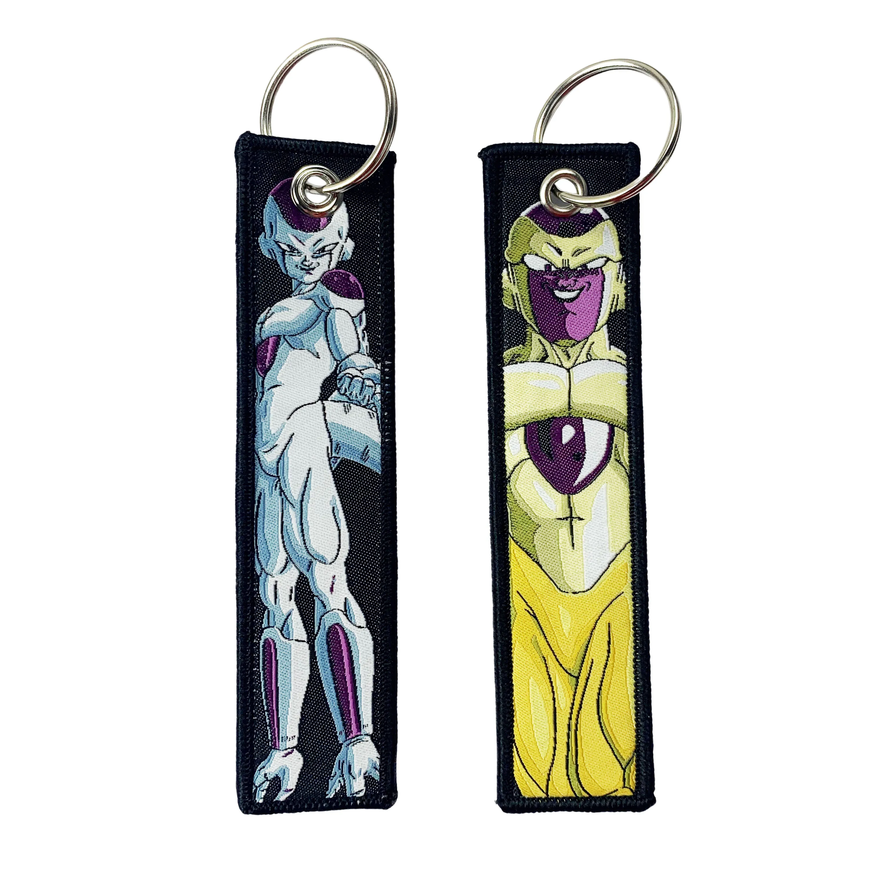 Embroidered Anime-Inspired Keychain for Motorcycles and More - Fashionable Jewelry Accessory Gift