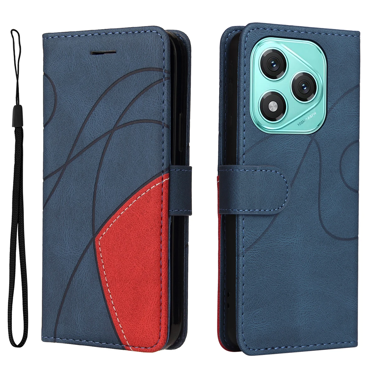 Luxury Magnetic Leather Wallet Phone Case with Card Slots and Kickstand