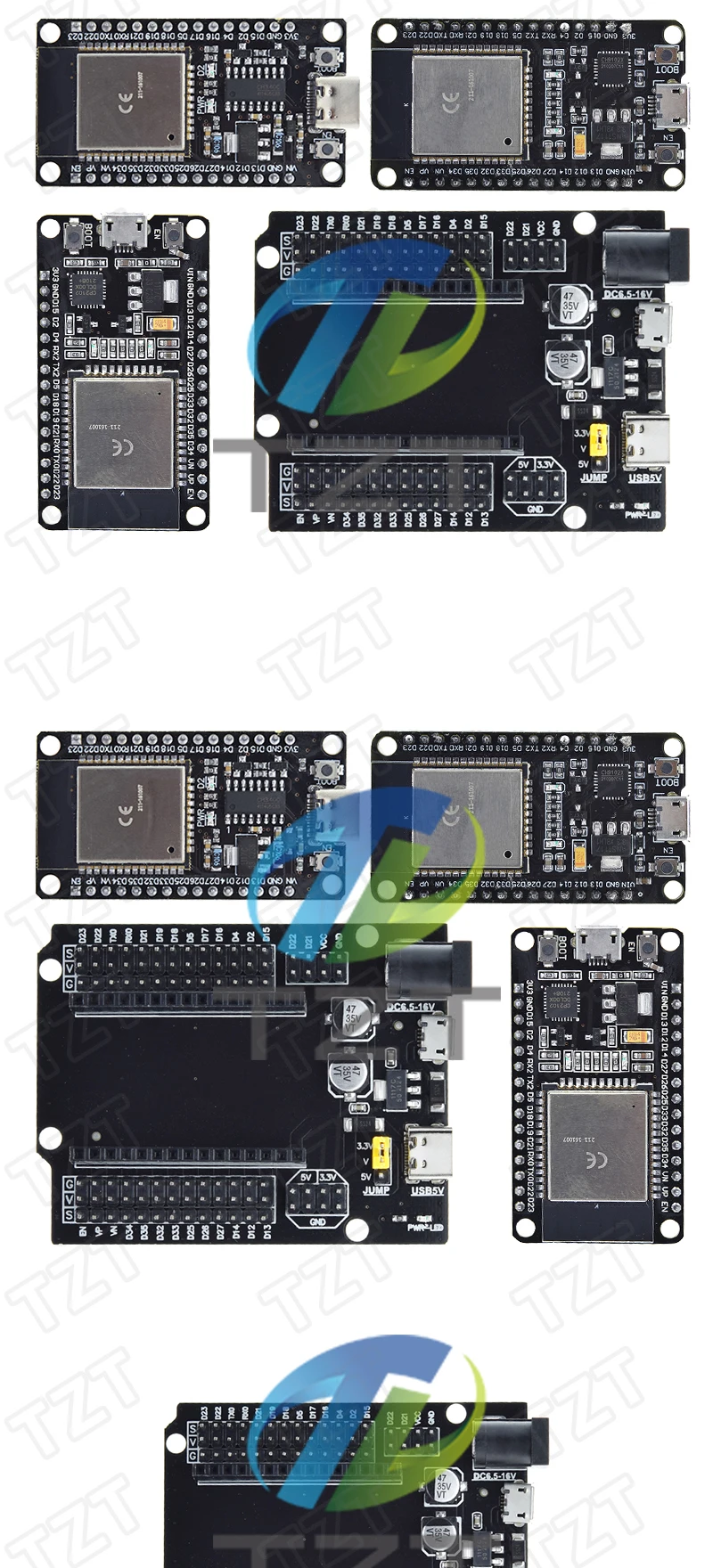 ESP32 Entwicklungsboard TYPE-C USB CH340C WiFi+Bluetooth Ultra-Niedrigenergie Dual-Core ESP32-DevKitC-32 ESP-32 Erweiterungsplatine – Detail 3