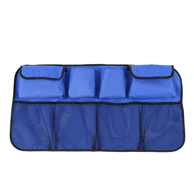 Car Trunk Organizer Adjustable Backseat Storage Bag Net High Capacity Multi-use Oxford Automobile Seat Back Organizers Universal 5