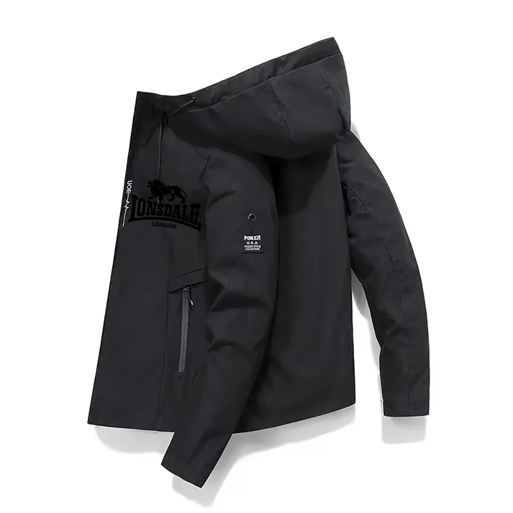 thumbnail image 1 of Chaqueta Dell Dragon Lion del Reino Unido 2024, chaqueta de la marca Lonsdale, chaqueta cortavientos para hombre, chaqueta de aventura al aire libre para primavera y otoño, 1 of 5