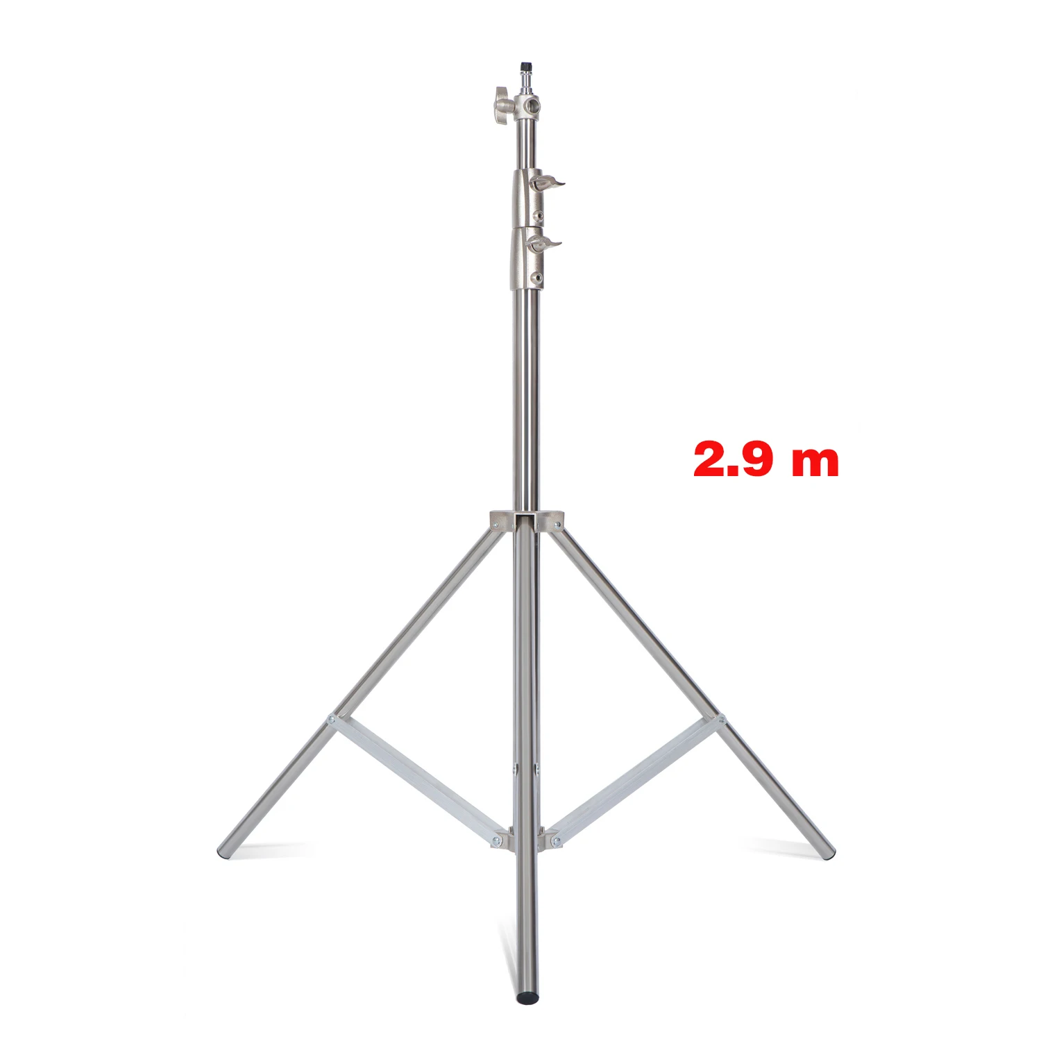 SH New 290cm Stainless Steel Tripod Photography Photo Video Studio Heavy  Duty Background Stand For SoftBox LED Light Mobile Live