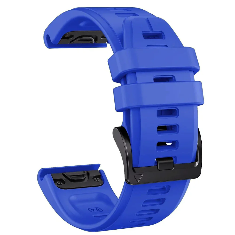 Official QuickFit Silicone Strap - Universal 26mm/22mm Adjustable Band, Unisex Replacement Bracelet
