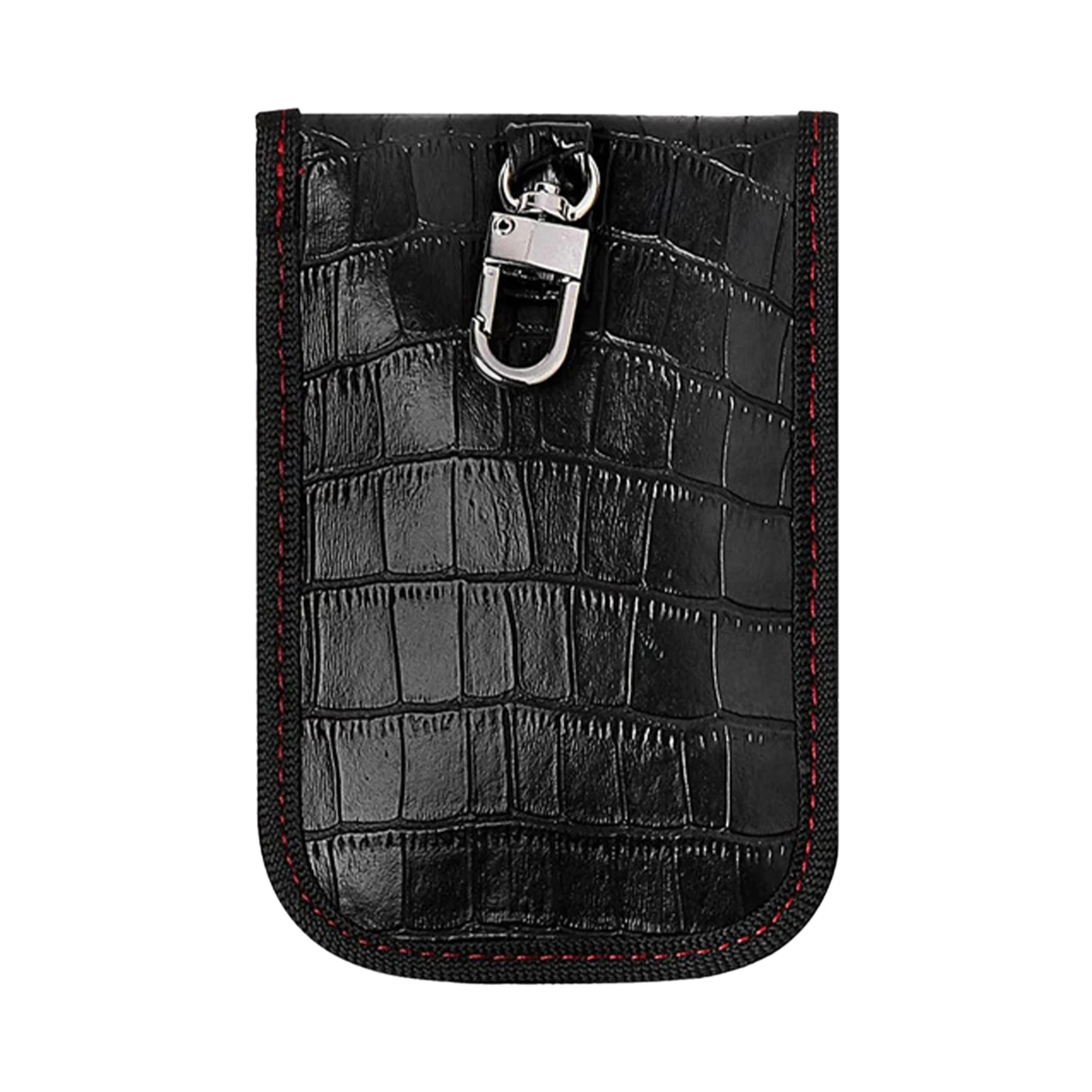 SealedAntiTheftPouchFraudProtectionCrocodilePatternSignal