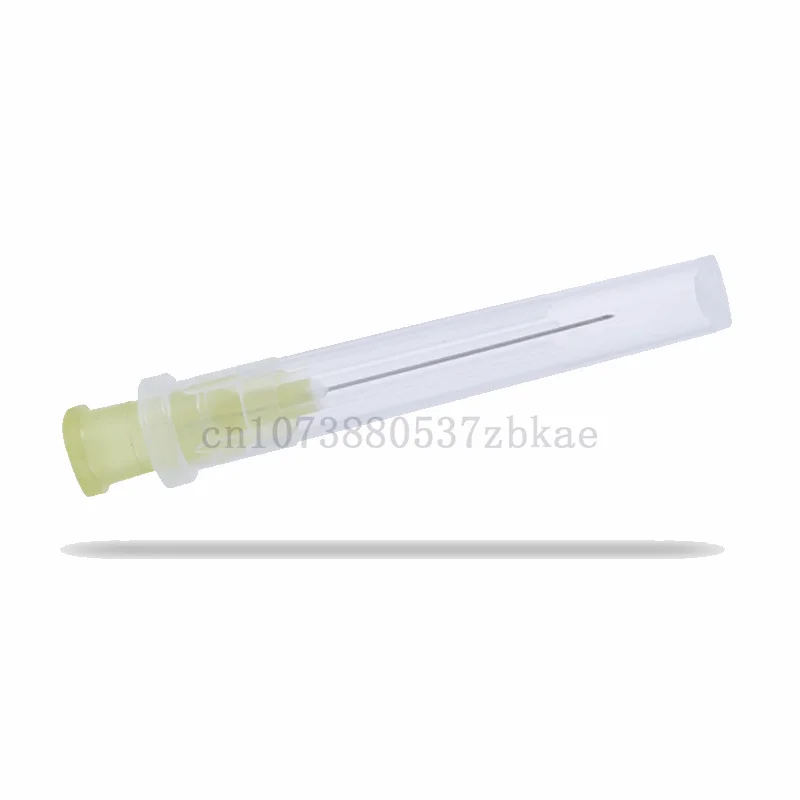 25pcs Tip Needle Transparent Syringe Clear Disposable Sterile Body Piercing Needles Navel Ear Nose Tattoo 16G18G 20G 21G 22G