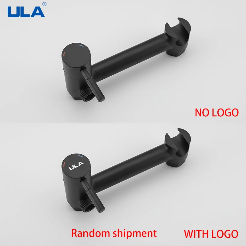 ULA Gold Bidet Faucet Toilet Faucet Stainless Steel Handheld Bidet Sprayer Set Cold Hot Water Mixer Crane Bathroom Shower Head 6