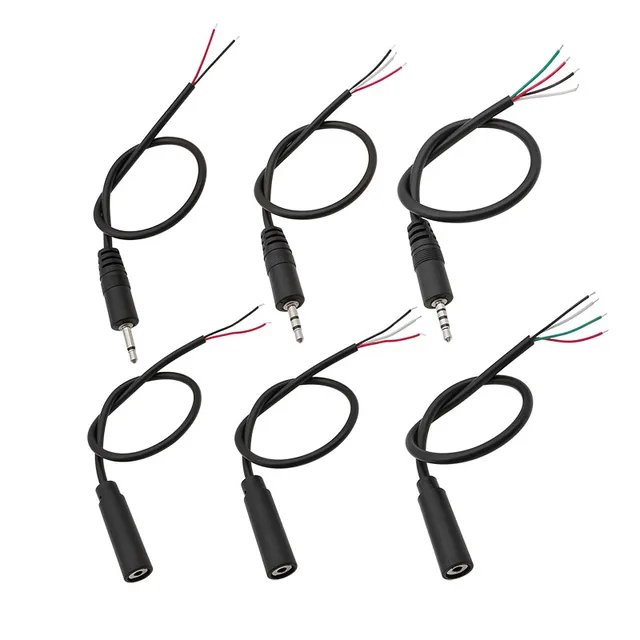 6 Pezzi Connettore Audio 2,5 Mm TRRS - Per Riparazione Cuffie E Auricolari - Foto 2