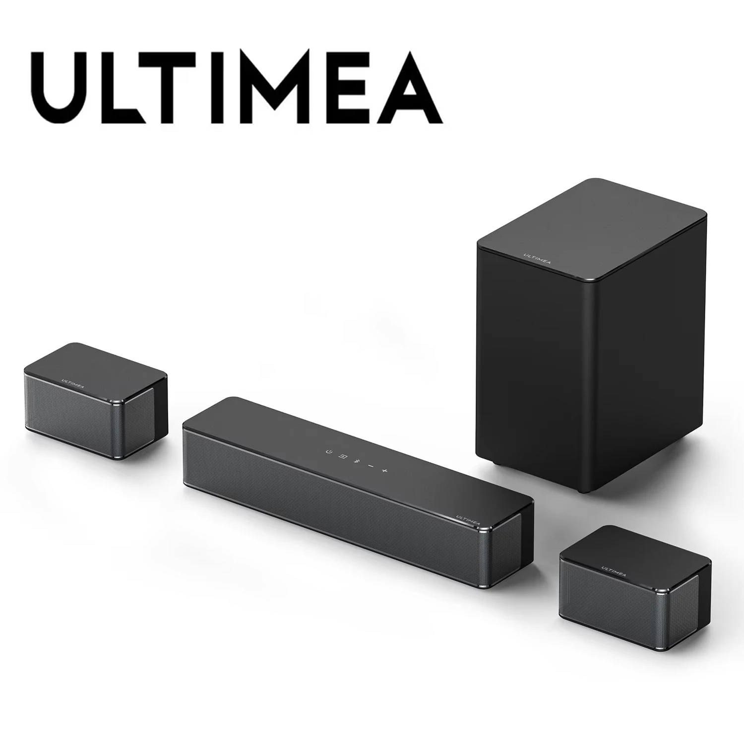 ULTIMEA 5.1 バーチャル サラウンド サウンドバー、3D サラウンド