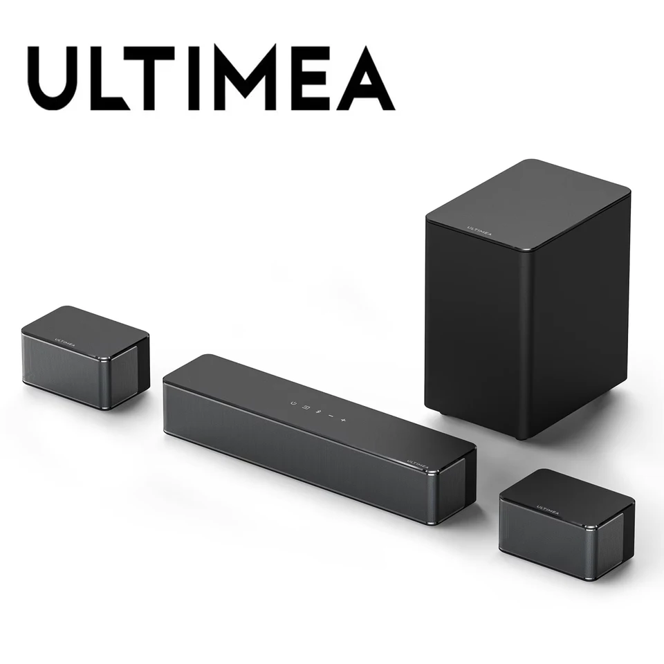 ULTIMEA 5.1 バーチャル サラウンド サウンドバー、3D サラウンド